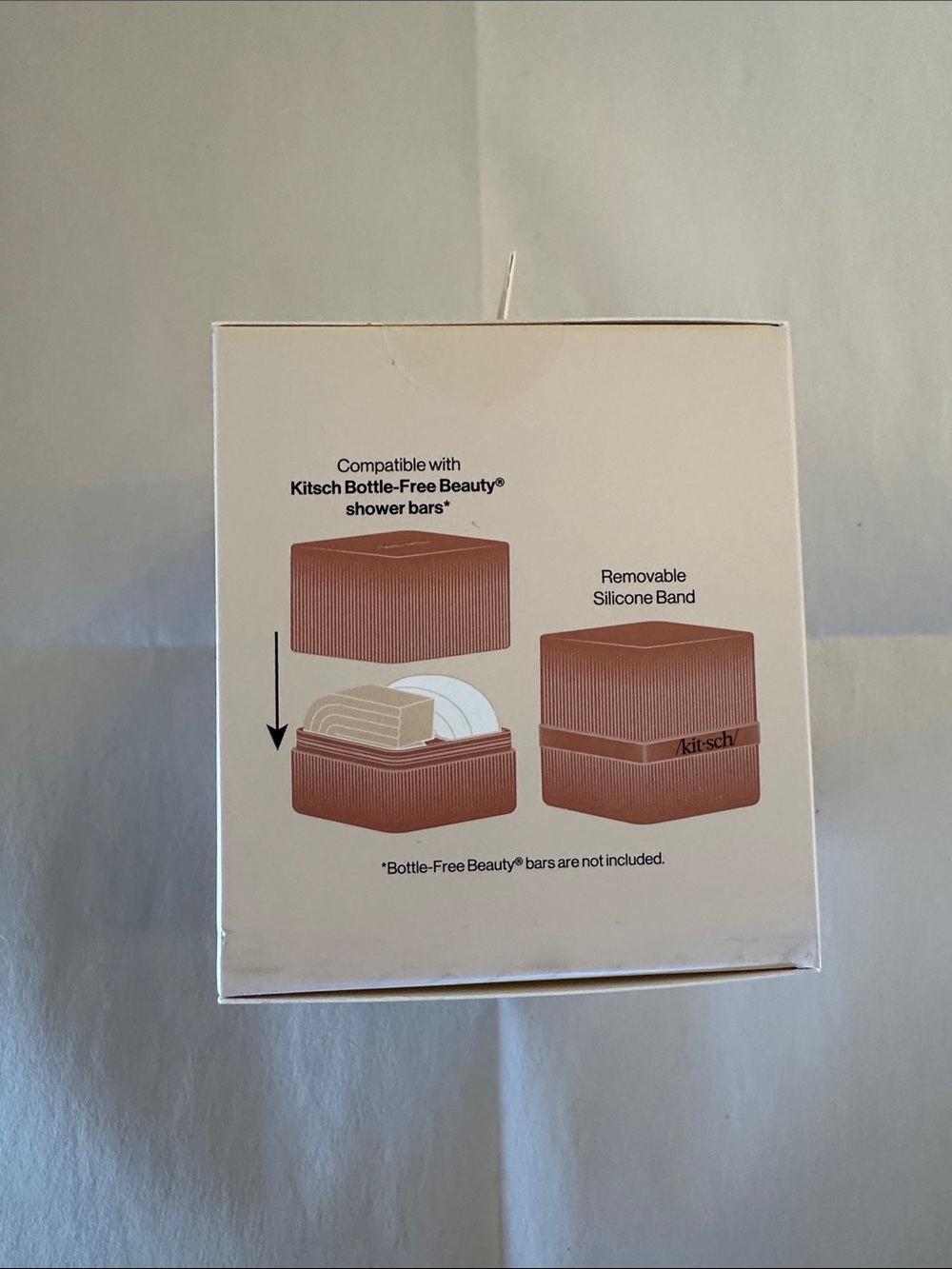 Kitsch Ribbed Travel Case in Terracotta- NWT - Picture 4 of 5